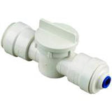 WATTS 3555-1006/P-671 In-Line Valve, 1/2 x 1/4 in Connection, Sweat x Sweat, 250 psi Pressure, Thermoplastic Body