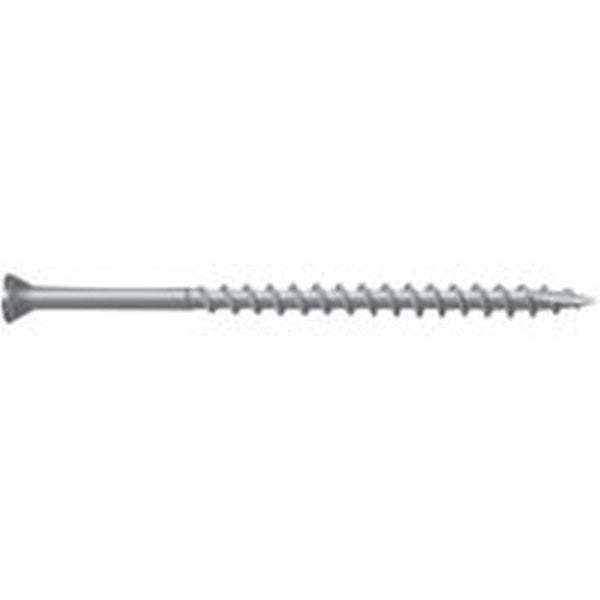 CAMO 0350170S Screw, #8 Thread, 3 in L, Trim Head, Star Drive, Type 17 Slash Point, 316 Stainless Steel