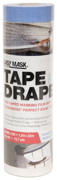 Trimaco EasyMask 949560 Masking Film, 22 m L, 1.2 m W, Clear