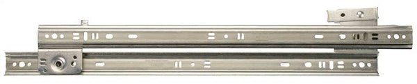 Knape & Vogt 1300P ZC 22 Drawer Slide, 75 lb, 22 in L Rail, 1/2 in W Rail, Steel, Zinc