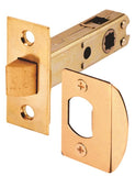 Defender Security E 2281 Passage Door Latch, Steel, Brass