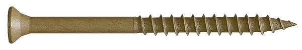 CAMO 0356179 Deck Screw, #9 Thread, 3 in L, Bugle Head, Star Drive, Type 17 Slash Point, Carbon Steel, ProTech-Coated