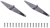 ProSource HSH-B06-C2PS Strap Hinge, 2.6 mm Thick Leaf, Steel, 180 Range of Motion