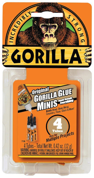 Gorilla 5000503 Glue, Brown, 0.42 oz Tube
