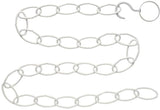 National Hardware V2660 Series N275-073 Extender Chain Kit, 36 in L, Steel, White