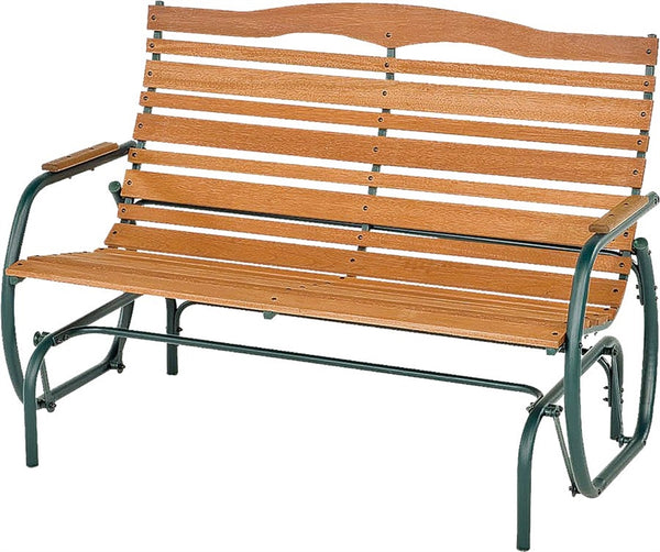 Jack Post CG-44Z Double Glider Bench, 75-1/4 in W, 35-1/2 in D, 36-3/4 in H, 500 lb Seating, Steel Frame