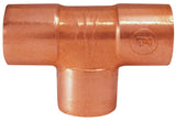 EPC 111 Series 32970 Pipe Tee, 2 in, Sweat, Copper