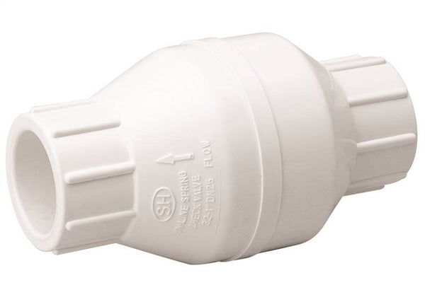 B & K ProLine Series 101-607 Check Valve, 1-1/2 in, 200 psi Pressure, PVC Body