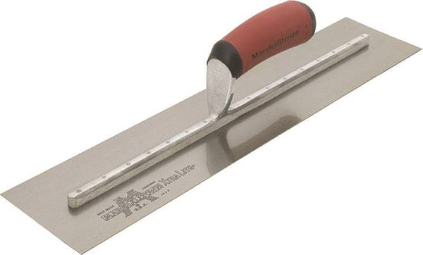 Marshalltown MXS13D Finishing Trowel, 13 in L Blade, 5 in W Blade, Spring Steel Blade, Curved Handle