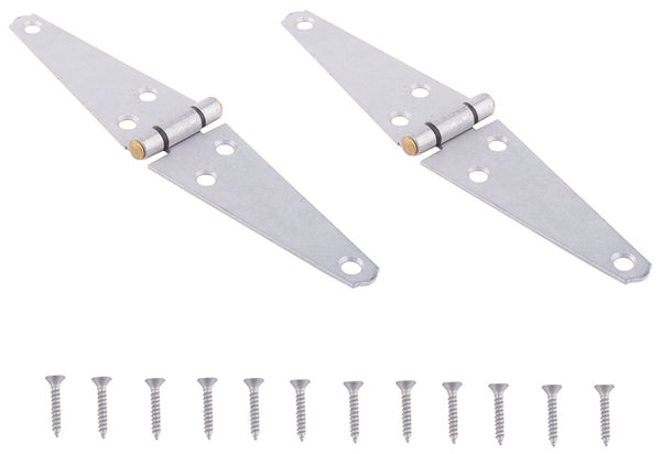 ProSource HSH-G04-C2PS Strap Hinge, 2 mm Thick Leaf, Steel, 180 Range of Motion