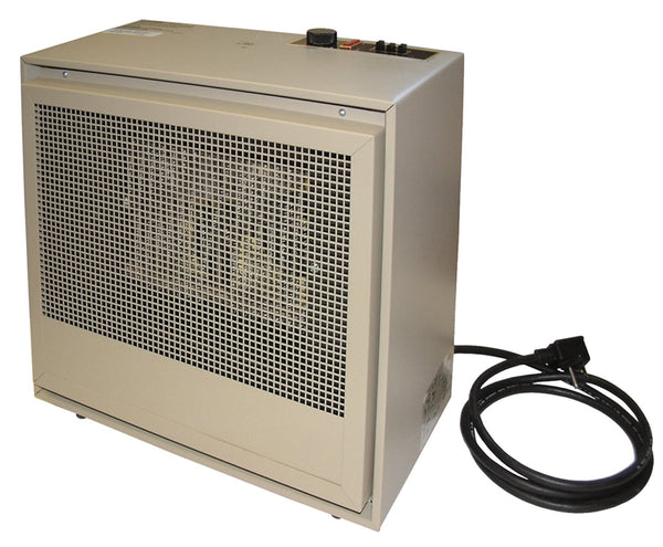 TPI 474 Series H474TMC Dual-Heat Portable Heater, 8.3/16.6 A, 240 V, 1920/3840 W, 13,106 Btu Heating