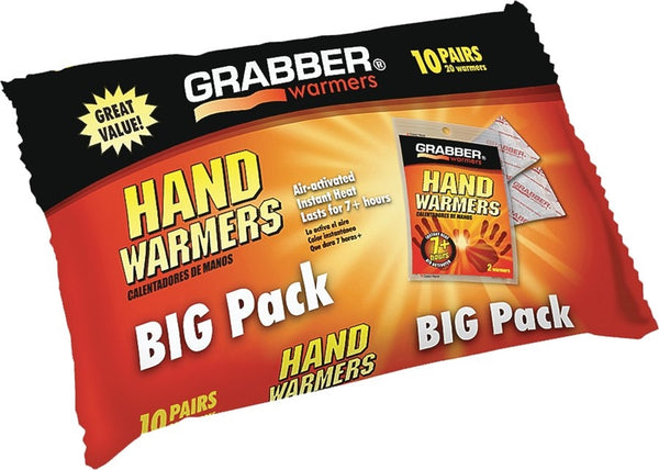 Grabber Warmers HWPP10 Non-Toxic Hand Warmer
