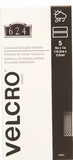 VELCRO Brand 90800 Fastener, 1 in W, 4 in L, Nylon, Titanium, Rubber Adhesive