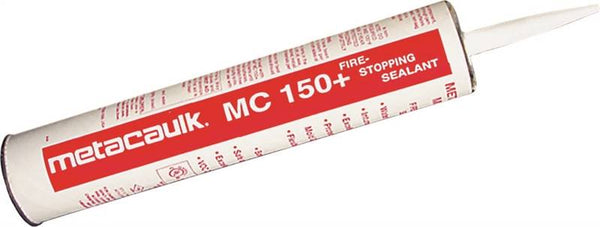 Metacaulk MC 150+ Series 66648 Firestop Sealant, Red, 40 to 120 deg F, 10.3 oz Cartridge