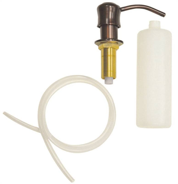 Danco 10042B Soap Dispenser with Nozzle, 12 oz Capacity, Metal/Plastic, Oil-Rubbed Bronze