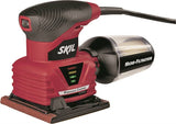 SKIL 7292-02 Palm Sander, 2 A, 1/4 in Sheet, Includes: (1) Paper Punch Plate and (1) 7292-02 Sheet Palm Sander