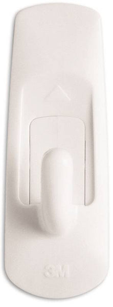 Command 17002-VP-6PK Utility Hook, 1/2 in Opening, 1 lb, 6-Hook, Plastic, White