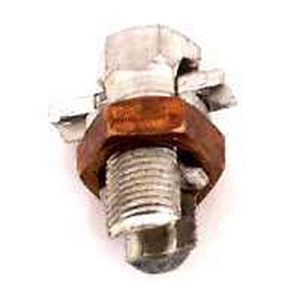 nVent ERICO ESBP1/0 Split Bolt Connector, #6 to 1/0 Wire, Silicone Bronze Alloy, Tin-Coated