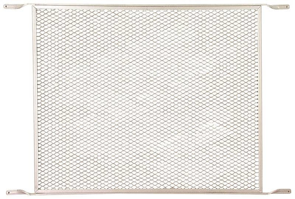 M-D 33282 Door Grill, 20.38 in W, 30-1/4 in H, Aluminum, Mill