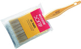 WOOSTER Q3108-2-1/2 Paint Brush, 2-1/2 in W, 2-7/16 in L Bristle, Nylon/Polyester Bristle, Beaver Tail Handle