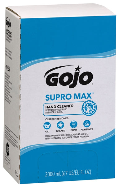 GOJO 7272-04 Hand Cleaner, Liquid, Tan, Pleasant, 2000 mL Refill