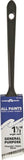 Linzer WC 2851-1.5 Paint Brush, 1-1/2 in W, 2-1/4 in L Bristle, Nylon/Polyester Bristle, Sash Handle