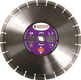 DIAMOND PRODUCTS 96480 Circular Saw Blade, 16 in Dia, Universal Arbor, Diamond Cutting Edge