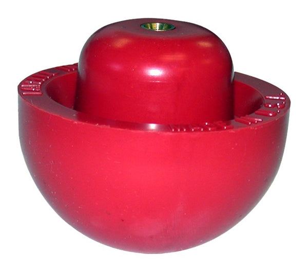 Korky 0425BP Tank Ball, Chlorazone Rubber, Red, For: Kohler Part 88921 and Eljer Touch Flush Assemblies