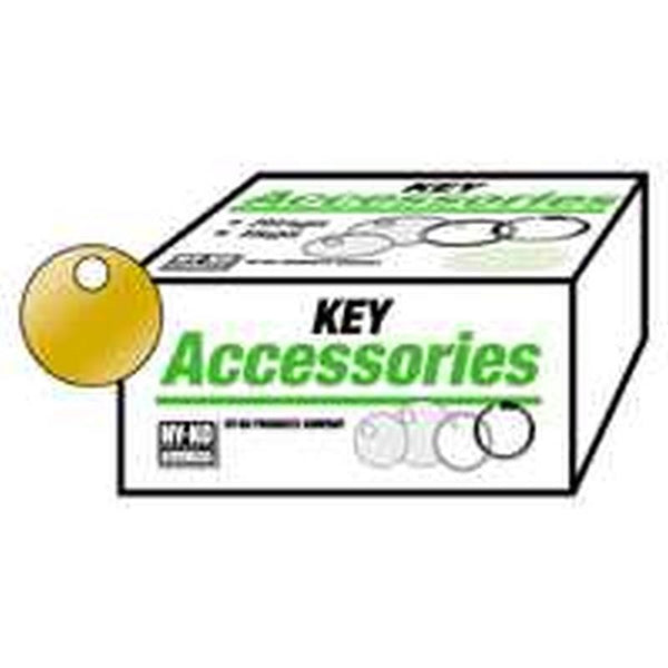 HY-KO KB147 Key Tag, Round, Brass