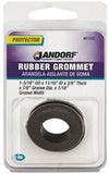 Jandorf 61542 Grommet, Rubber, Black, 3/8 in Thick Panel