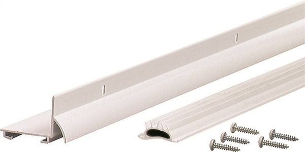 M-D DB001 Series 69514 Door Bottom with Drip Cap, 48 in L, 1-1/4 in W, 1-1/4 in H, Aluminum
