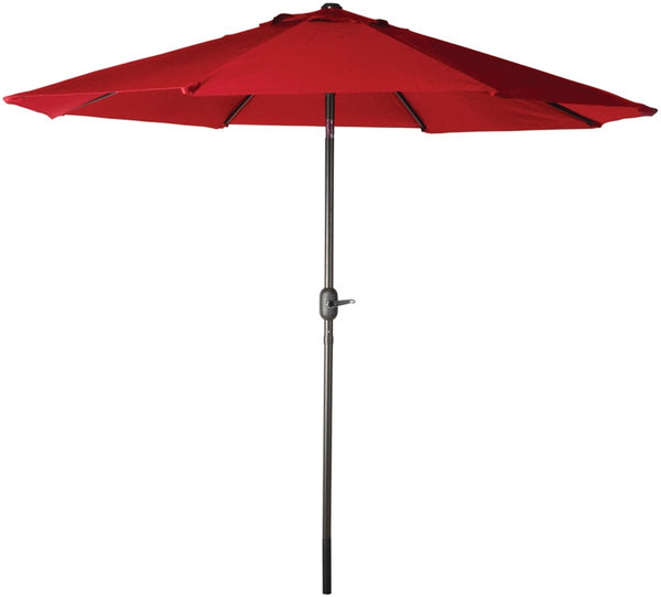 Seasonal Trends 60034 Crank Umbrella, 92.9 in H, 107.9 in W Canopy, 107.9 in L Canopy, Round Canopy, Steel Frame