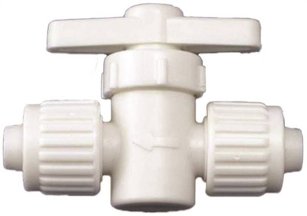 Flair-It 16880 Stop Valve, 1/2 in Connection, PEX, Plastic Body