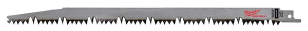 Milwaukee 48-00-1303 Reciprocating Saw Blade, 1 in W, 12 in L, 5 TPI, Bi-Metal Cutting Edge