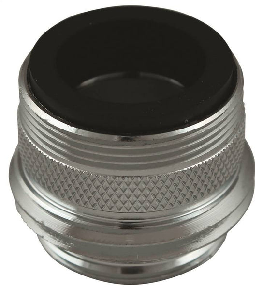 Plumb Pak PP800-32 Hose Adapter, 15/16-27 x 55/64-27 x 3/4 or 55/64 in, Hose, Chrome Plated