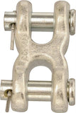 Campbell T5423301 Clevis Link, 3/8 in Trade, 5400 lb Working Load, Steel, Zinc