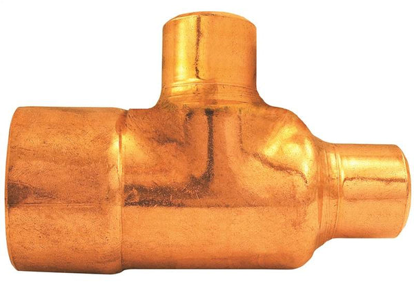 EPC 111R Series 32838 Reducing Pipe Tee, 1 x 3/4 x 3/4 in, Sweat, Copper