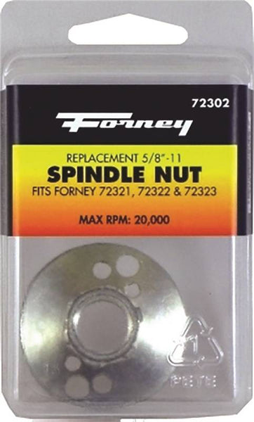 Forney 72302 Spindle Nut, For: 72321, 72322, 72323 Backing Pads