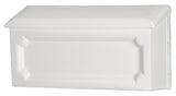 Gibraltar Mailboxes Windsor Series WMH00W04 Mailbox, 288.6 cu-in Capacity, Polypropylene, White, 15-1/2 in W, 4.7 in D