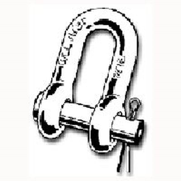SpeeCo S49030200 Utility Clevis, 1500 lb Working Load, 1 in L Usable, Carbon Steel, Powder-Coated