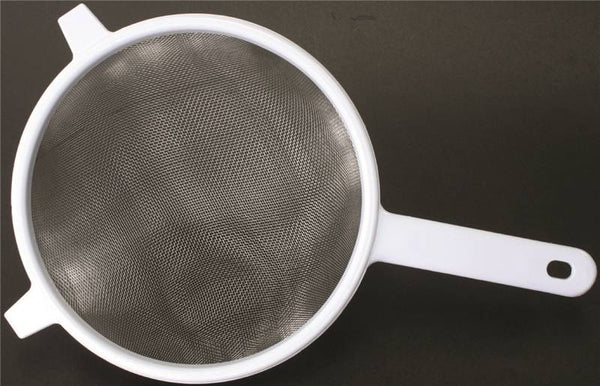 CHEF CRAFT 21491 Mesh Strainer, 8 in Mesh, Stainless Steel, 6 in Dia, Plastic Handle