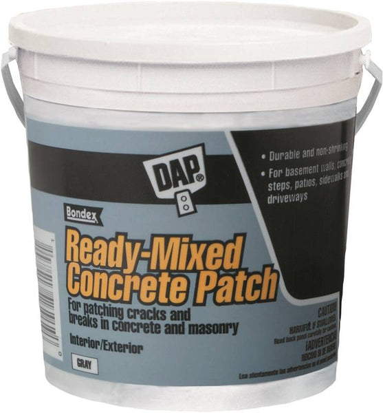 DAP Bondex 31090 Concrete Patch, Gray, 1 gal Pail