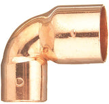 EPC 31298 Reducing Pipe Elbow, 1 x 3/4 in, Sweat, 90 deg Angle, Copper