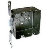 RACO 685 Drawn Box, 2 -Gang, 17 -Knockout, 1/2, 3/4 in Knockout, Steel, Gray, Pre-Galvanized