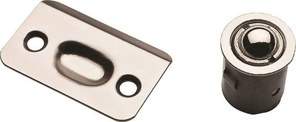 National Hardware SPB1440 Series N830-107 Ball Catch, Steel, Satin Nickel