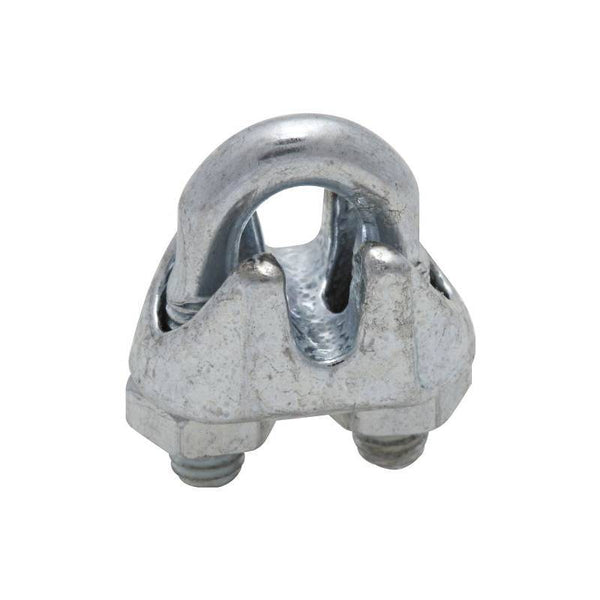 National Hardware 3230BC Series N248-260 Wire Cable Clamp, 1/16 in Dia Cable, 3 in L, Malleable Iron, Zinc