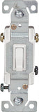 Eaton Wiring Devices C1303-7W Toggle Switch, 15 A, 120 V, 6-20R, Polycarbonate Housing Material, Gray