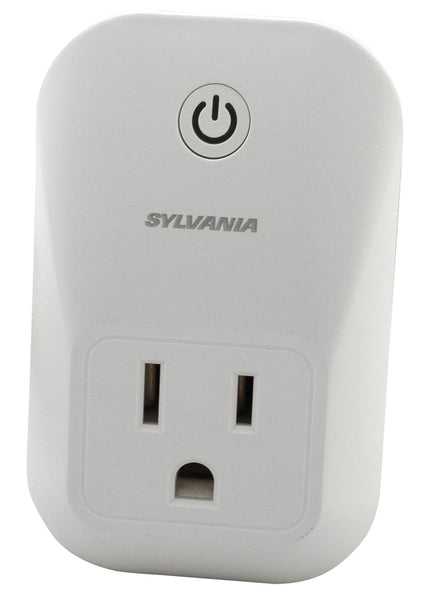 Sylvania LIGHTIFY 72922 Smart Plug, 15 A, 120 VAC, Wireless, White