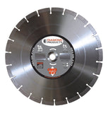 DIAMOND PRODUCTS 70499 Circular Saw Blade, 14 in Dia, 1 in Arbor, Diamond Cutting Edge