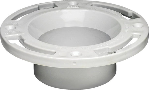 Oatey 43505 Closet Flange, 3, 4 in Connection, Plastic, For: 3 in, 4 in Pipes